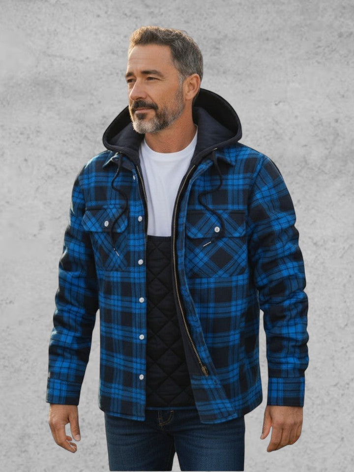 Asger™ | Casaco masculino quente de lã premium
