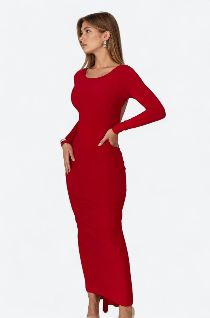 Agatha | Vestido Elegante com Costas Abertas