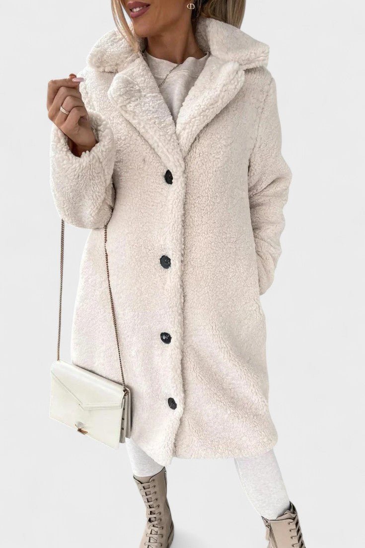 Birgitte™ | Casaco teddy elegante com design luxuoso