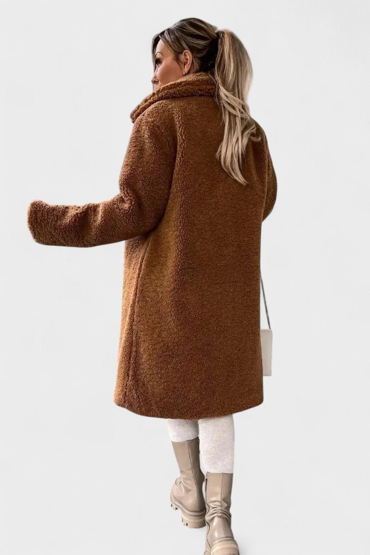Birgitte™ | Casaco teddy elegante com design luxuoso