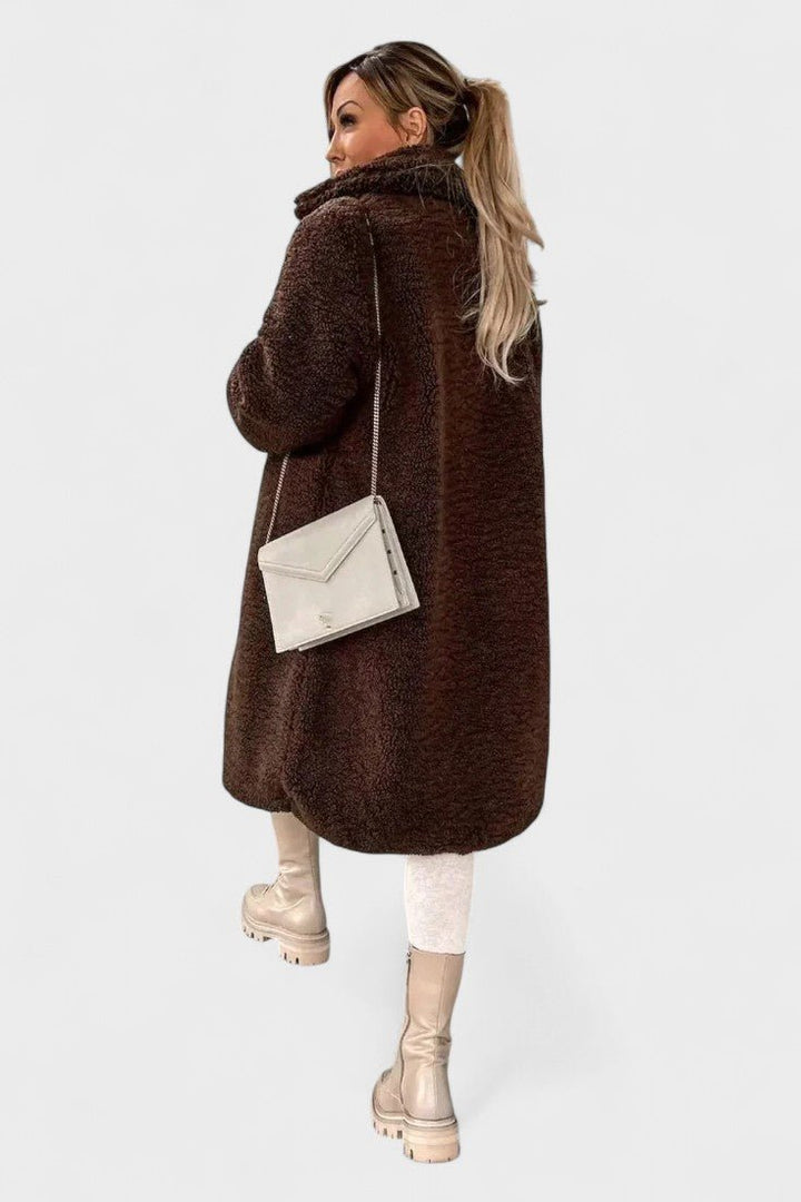 Birgitte™ | Casaco teddy elegante com design luxuoso