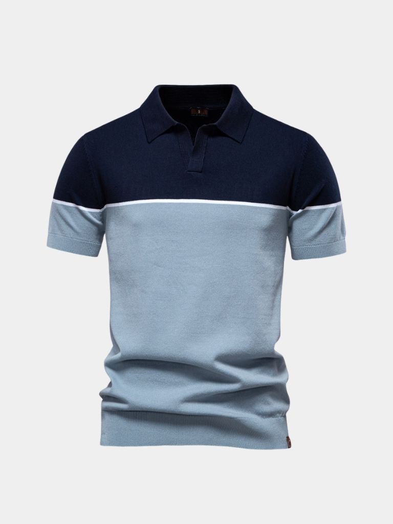 Casper™ | Polo de Veludo Castanho-claro
