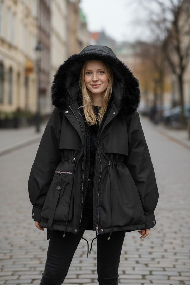 Cecilie™ | Elegant Winter Coat with Luxurious Design