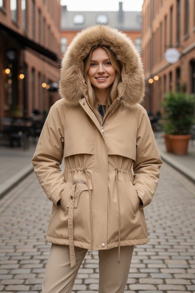 Cecilie™ | Elegant Winter Coat with Luxurious Design