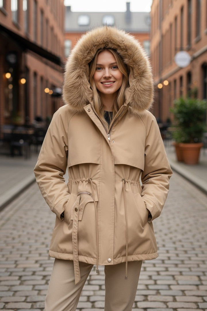 Cecilie™ | Elegant Winter Coat with Luxurious Design