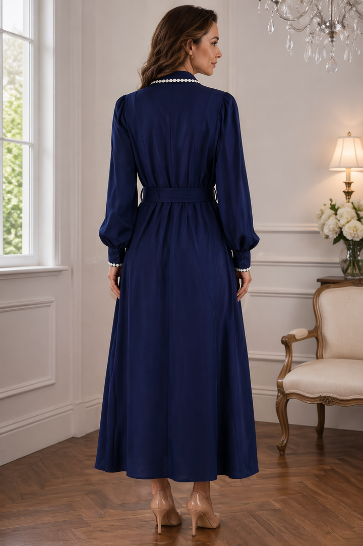 Alexandra - Vestido com cintura elegante