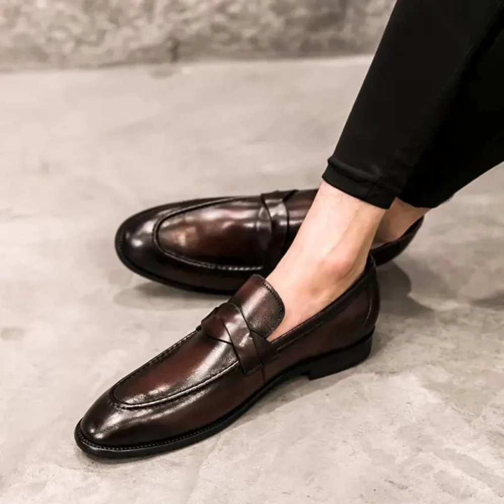 Mocassins de Couro Elegantes