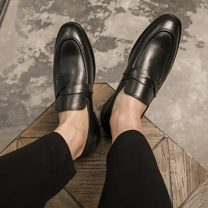 Mocassins de Couro Elegantes