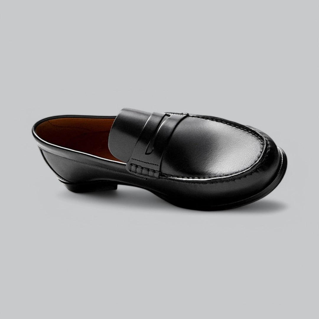 Sapatos de vela em pele elegantes