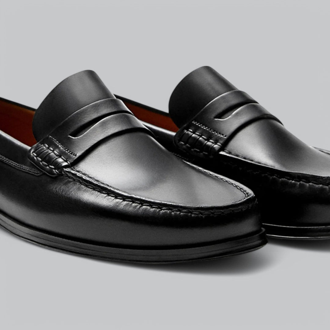 Sapatos de vela em pele elegantes