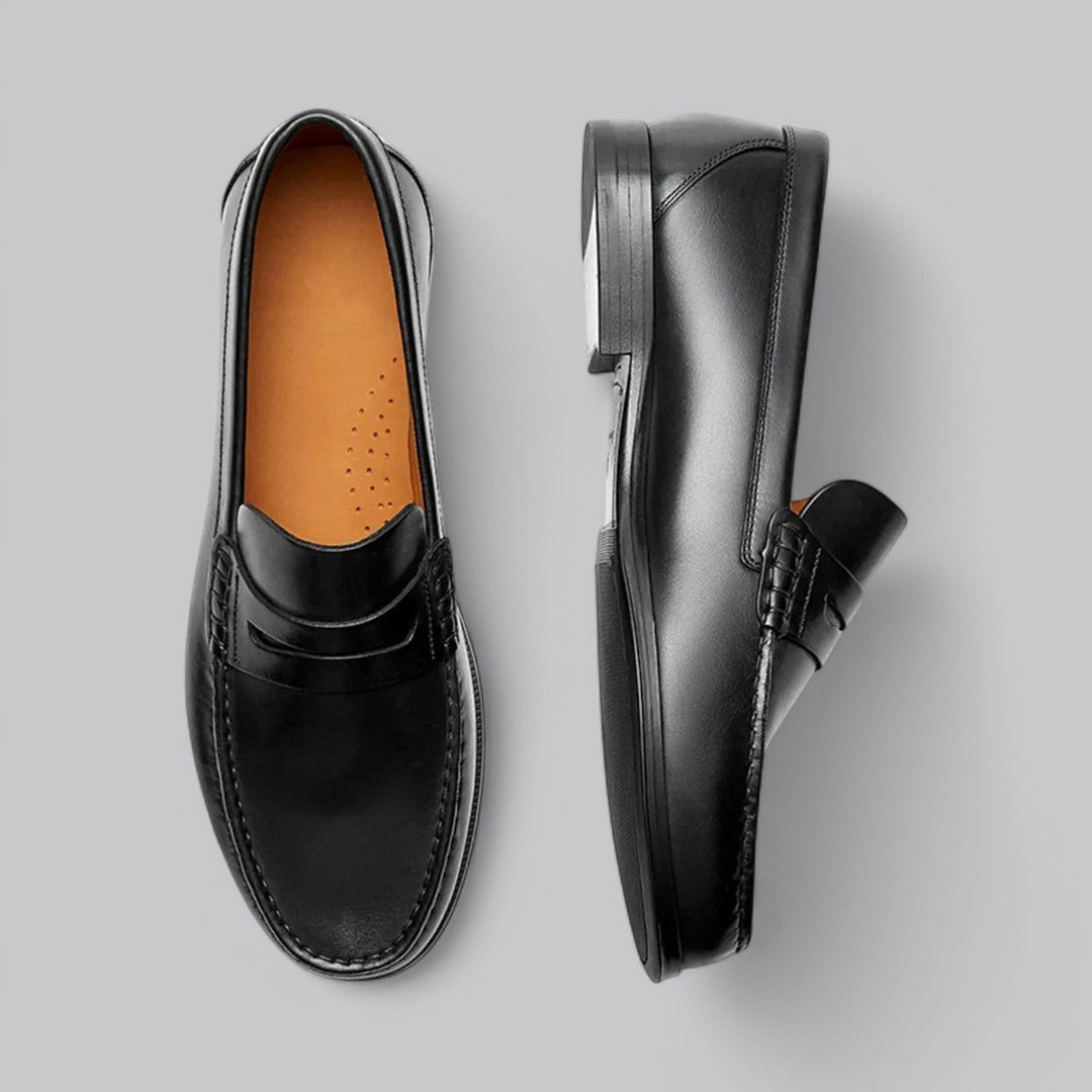 Sapatos de vela em pele elegantes