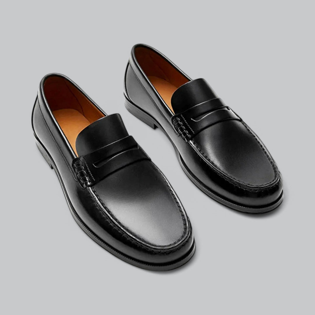 Sapatos de vela em pele elegantes