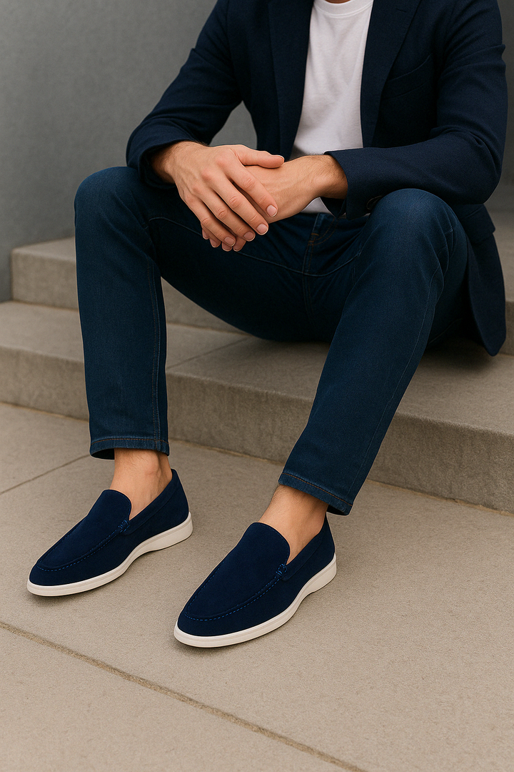 Mocassins Elegantes em Camurça