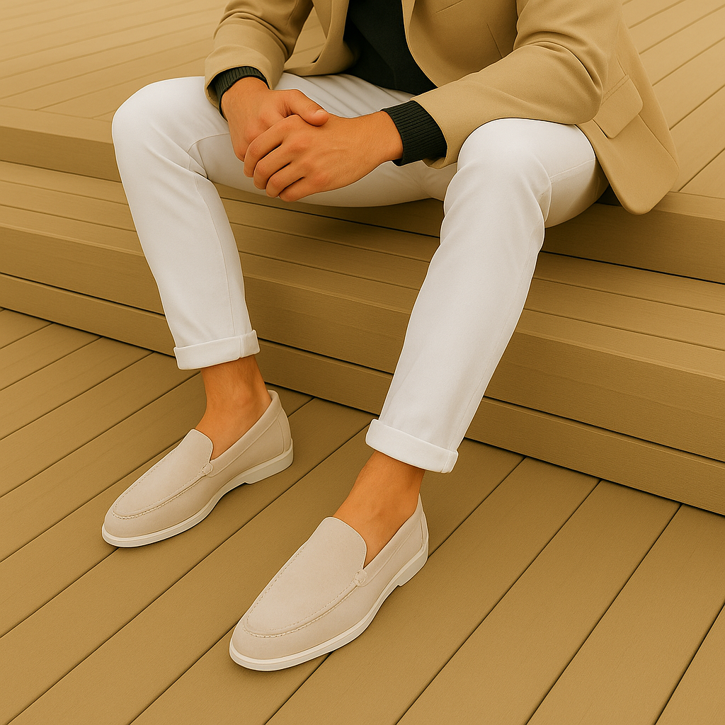 Mocassins Elegantes em Camurça