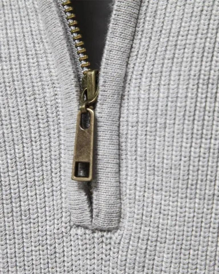 Christian™ | Sweatshirt com fecho éclair