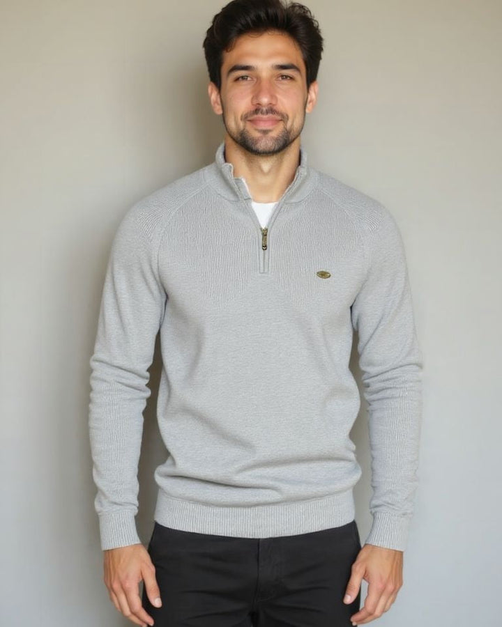 Christian™ | Sweatshirt com fecho éclair
