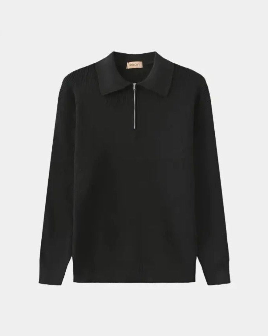 David™ | Polo com fecho de correr