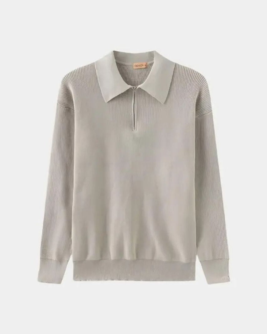 David™ | Polo com fecho de correr