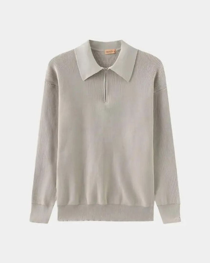 David™ | Polo com fecho de correr