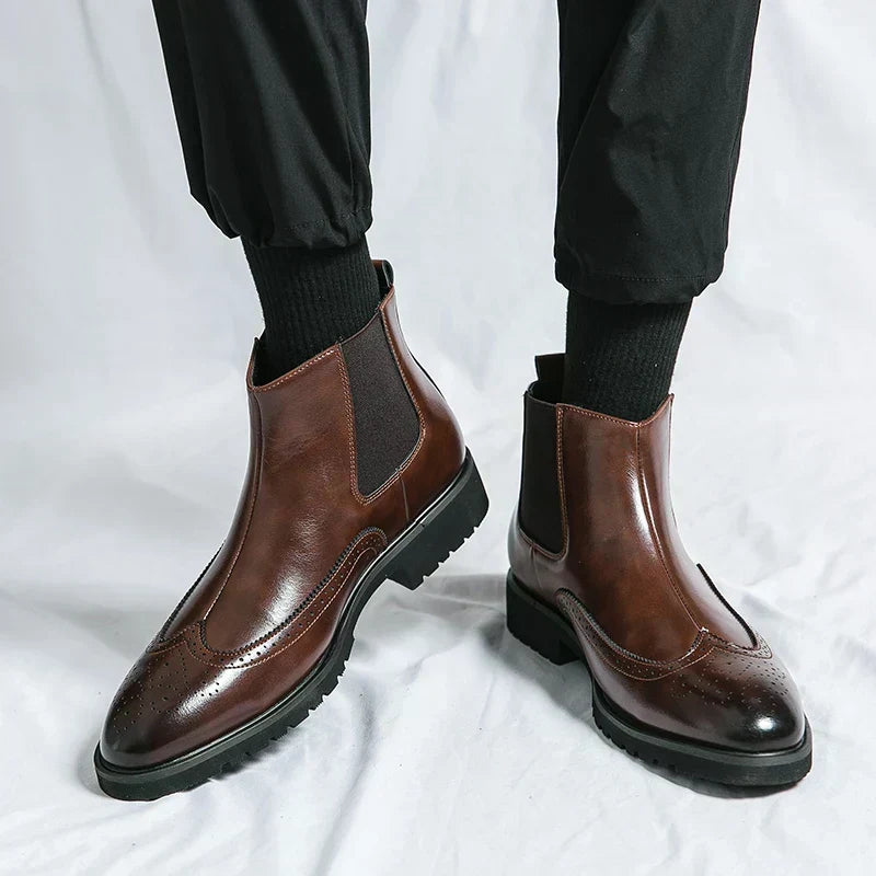 Dwight™ | Botas Chelsea em pele sintética