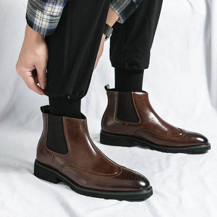 Dwight™ | Botas Chelsea em pele sintética