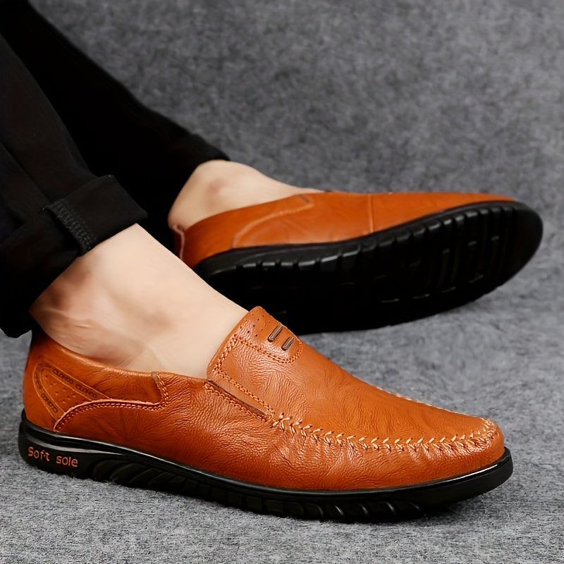 Mocassins elegantes de couro