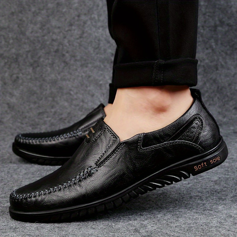 Mocassins elegantes de couro