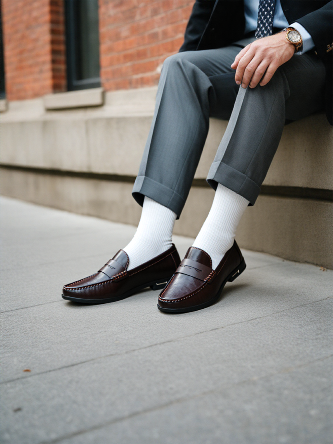 Mocassins Elegantes em Couro Premium
