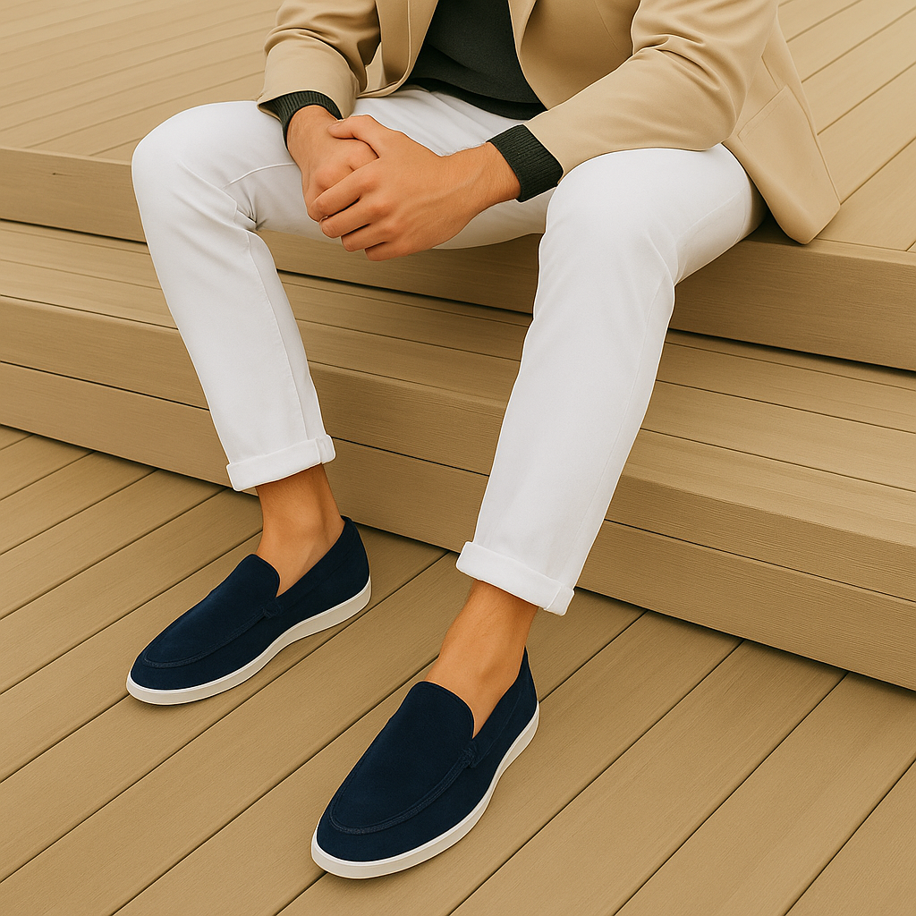 Mocassins Elegantes em Camurça
