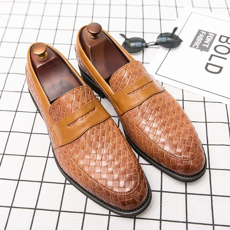 Mocassins Elegantes Entrançados