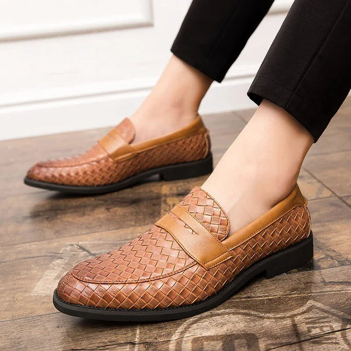 Mocassins Elegantes Entrançados