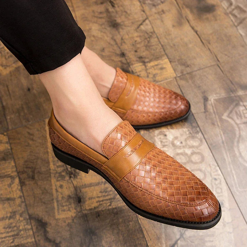 Mocassins Elegantes Entrançados