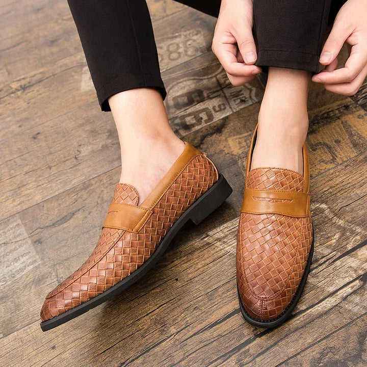 Mocassins Elegantes Entrançados