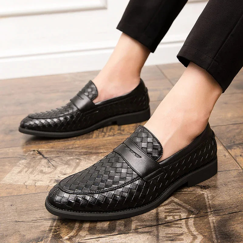 Mocassins Elegantes Entrançados