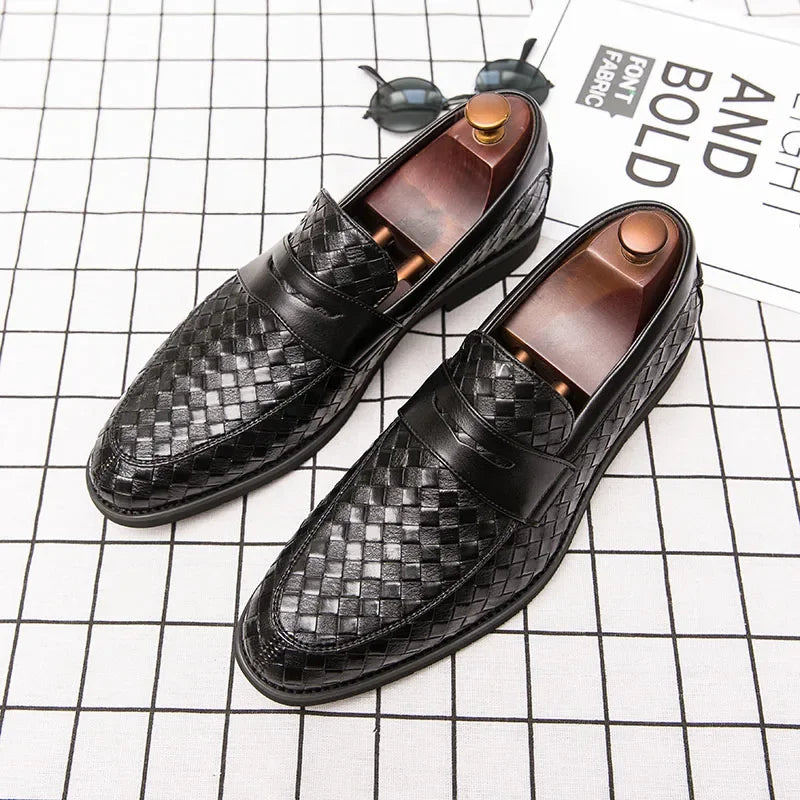 Mocassins Elegantes Entrançados