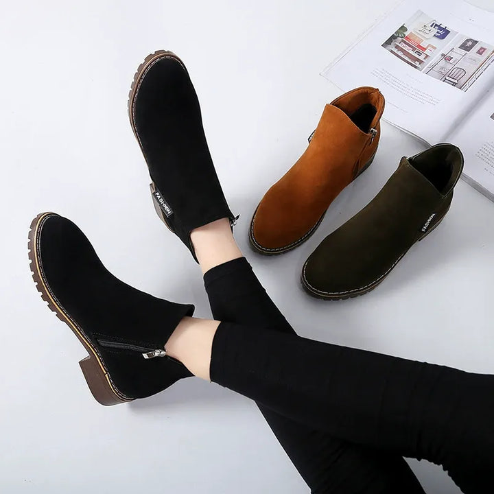 Emilia™ | Botas clássicas de inverno de salto raso