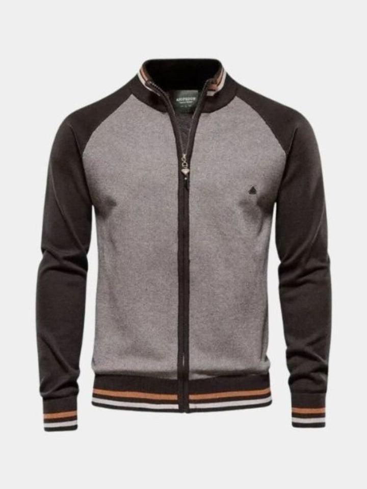 Felix™ | Cardigan de lã com fecho-éclair