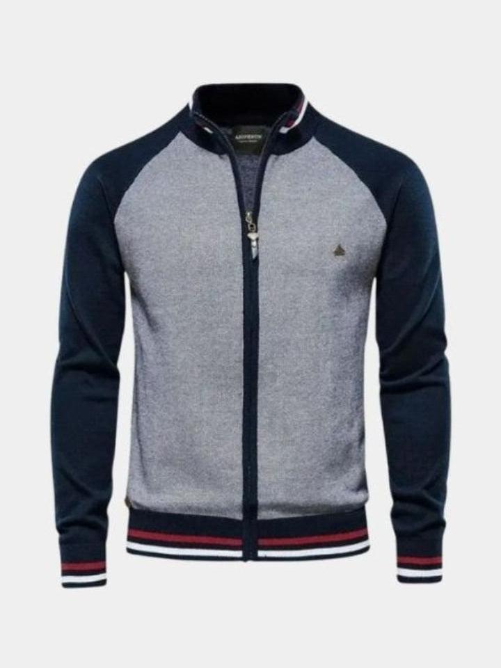 Felix™ | Cardigan de lã com fecho-éclair