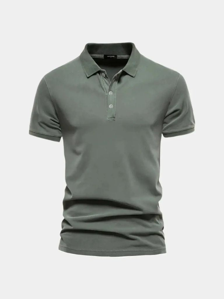 Frans™ | Polo Básico de Algodão