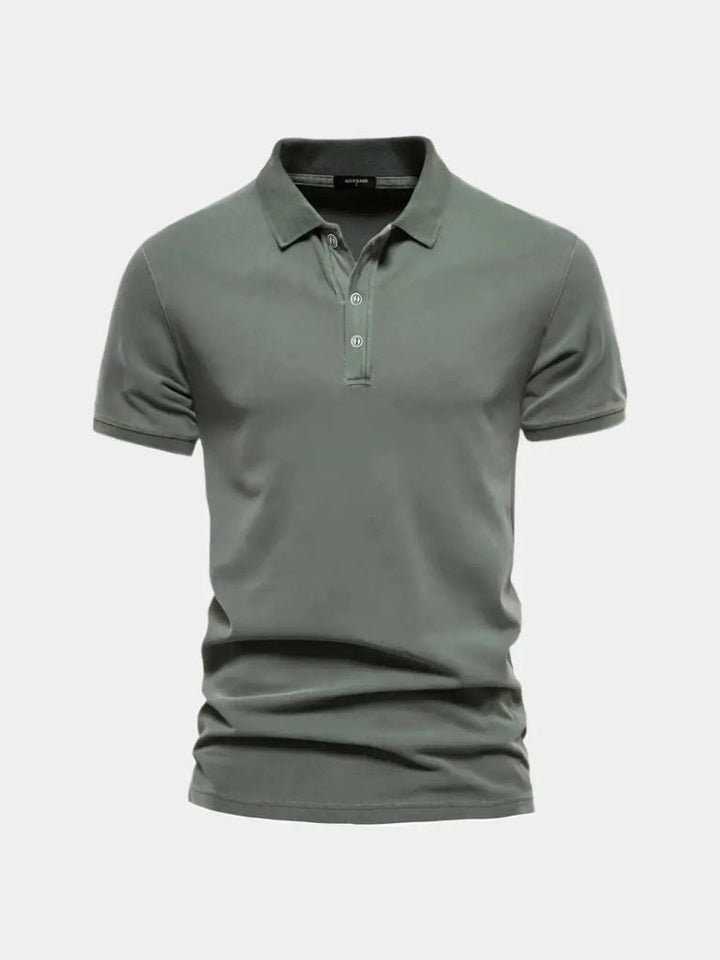 Frans™ | Polo Básico de Algodão