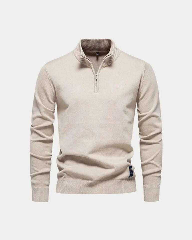 Frederik™ | Sweatshirt com fecho de correr