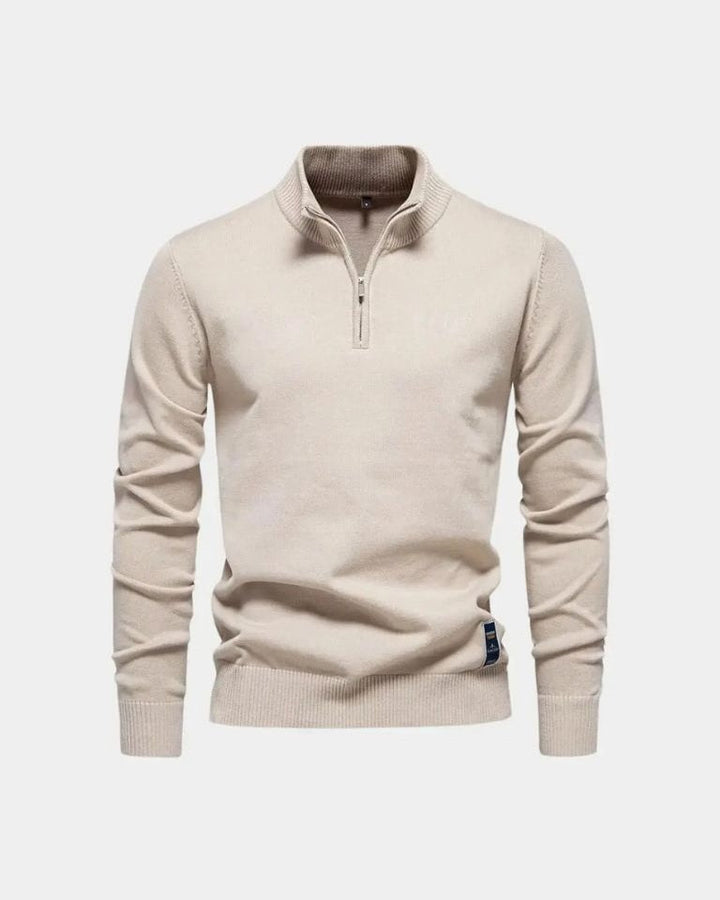 Frederik™ | Sweatshirt com fecho de correr