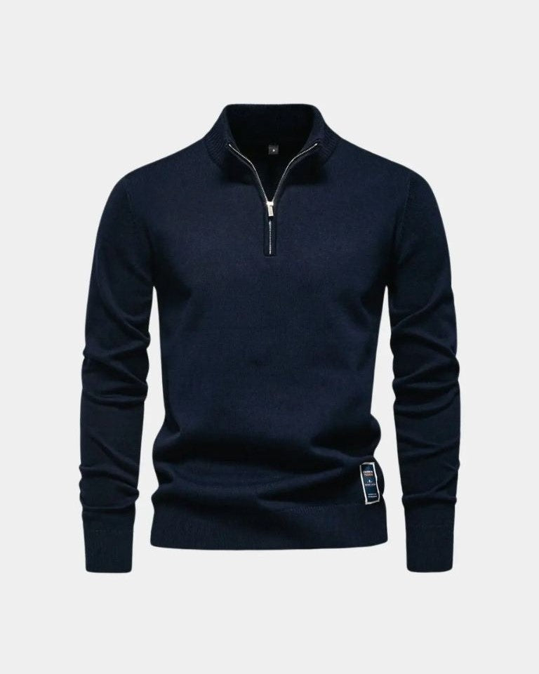 Frederik™ | Sweatshirt com fecho de correr