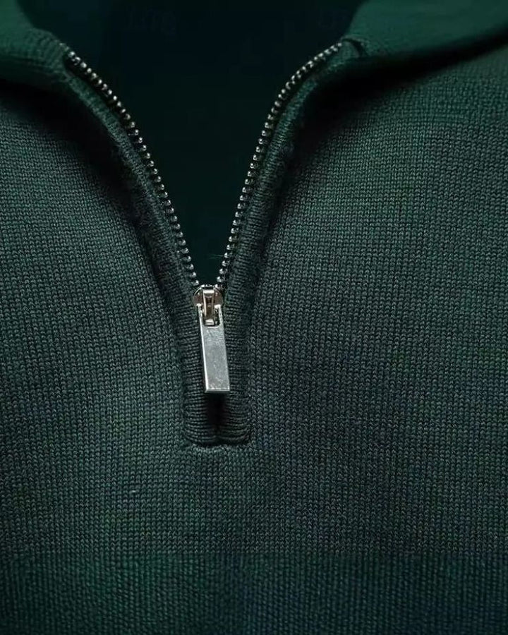Frederik™ | Sweatshirt com fecho de correr