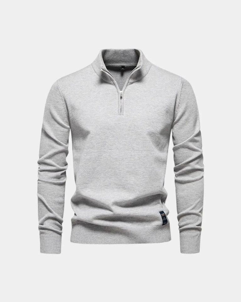 Frederik™ | Sweatshirt com fecho de correr