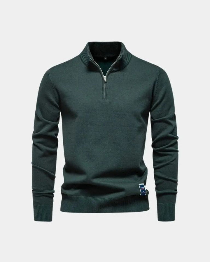 Frederik™ | Sweatshirt com fecho de correr