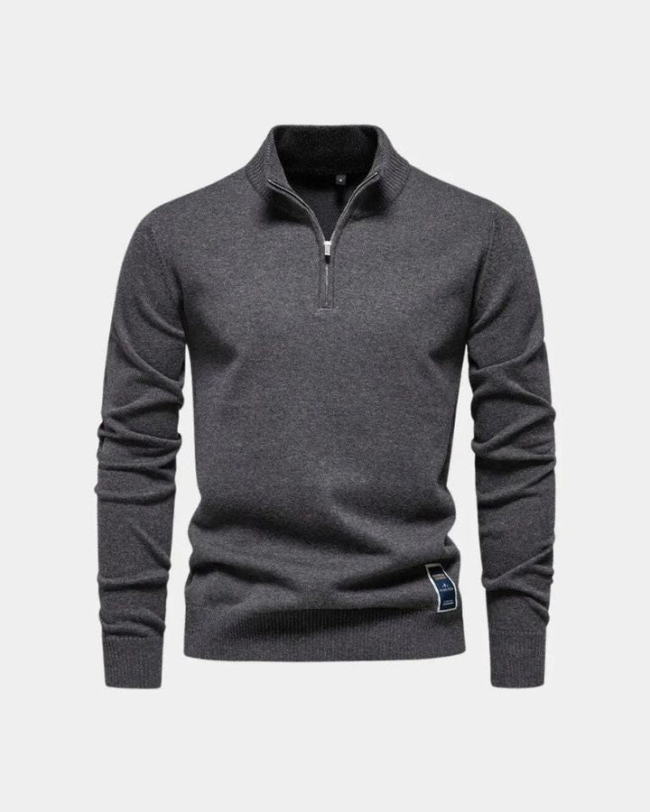 Frederik™ | Sweatshirt com fecho de correr