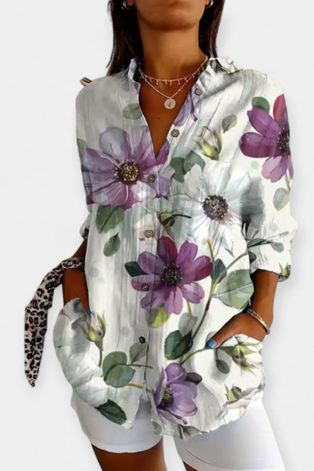 Frida | Camisa com Padrão Floral