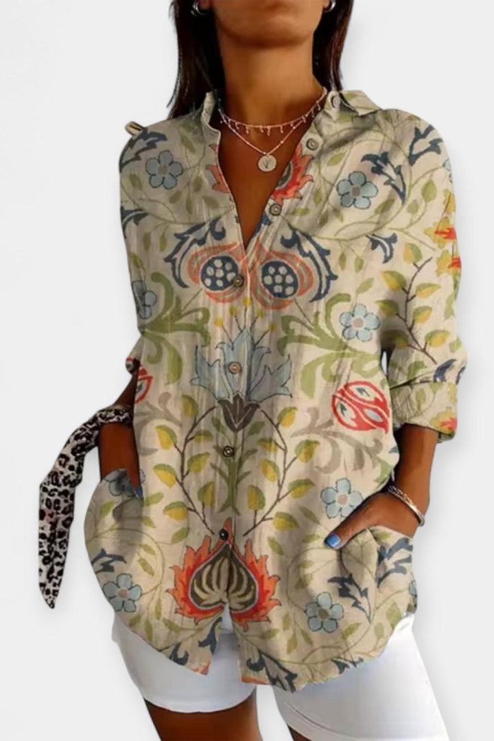 Frida | Camisa com Padrão Floral
