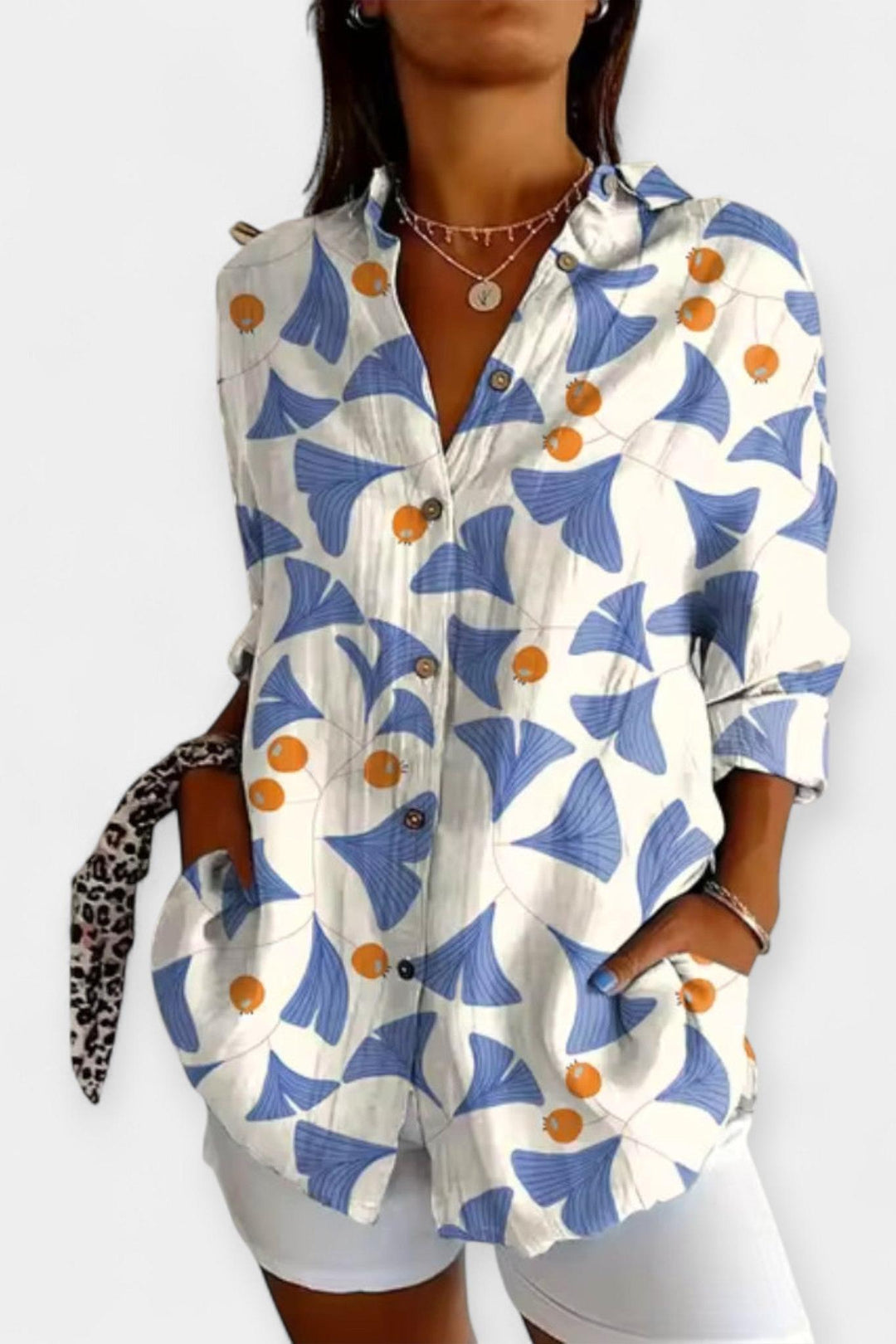 Frida | Camisa com Padrão Floral